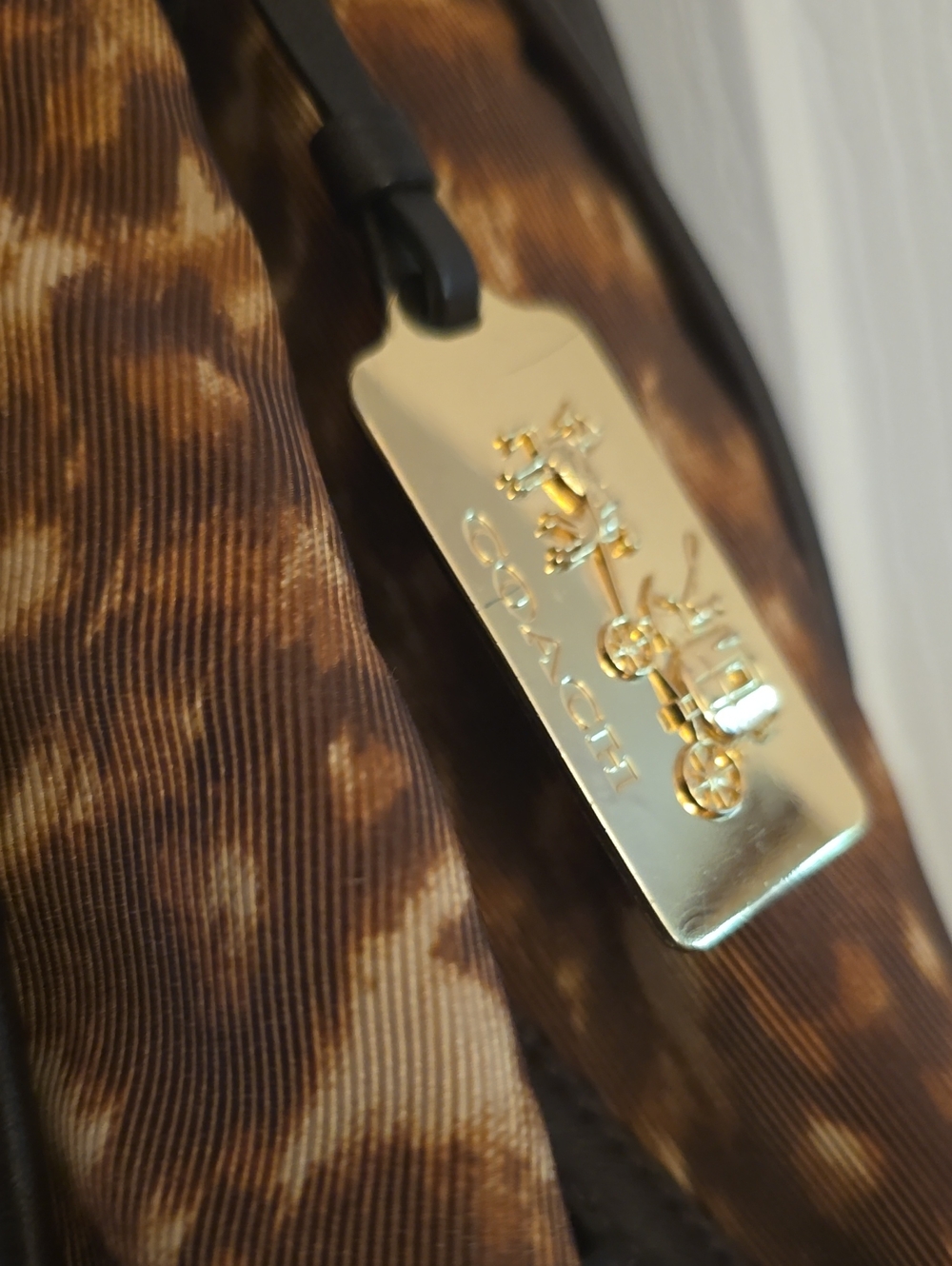 Coach Madison Phoebe Ocelot Bag - Picture 2 of 10